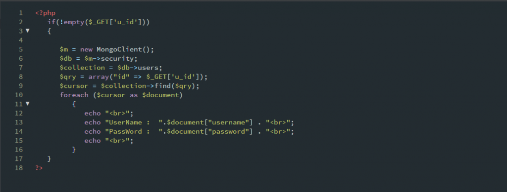 MongoDB Security Injection Attacks With php
