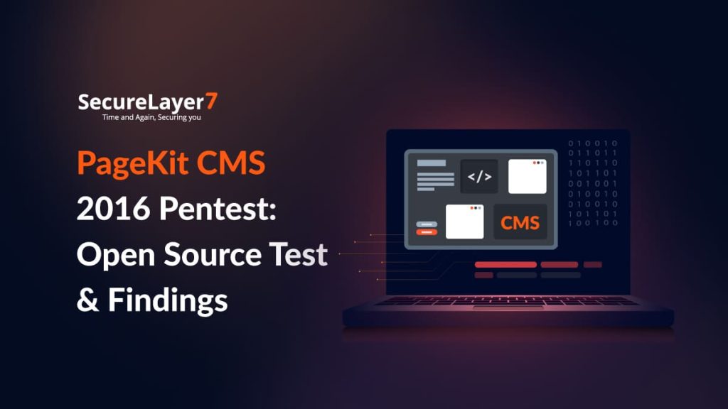 PageKit Open Source CMS Penetration Test