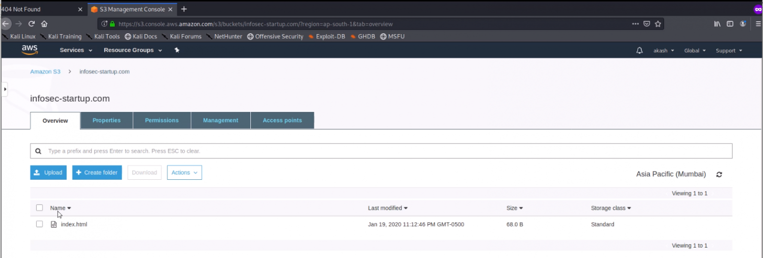 Amazon AWS S3 Bucket Account Takeover Vulnerability