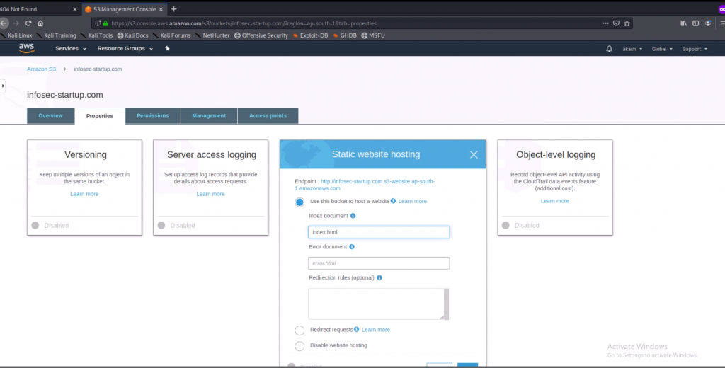 Amazon AWS S3 Bucket Account Takeover Vulnerability
