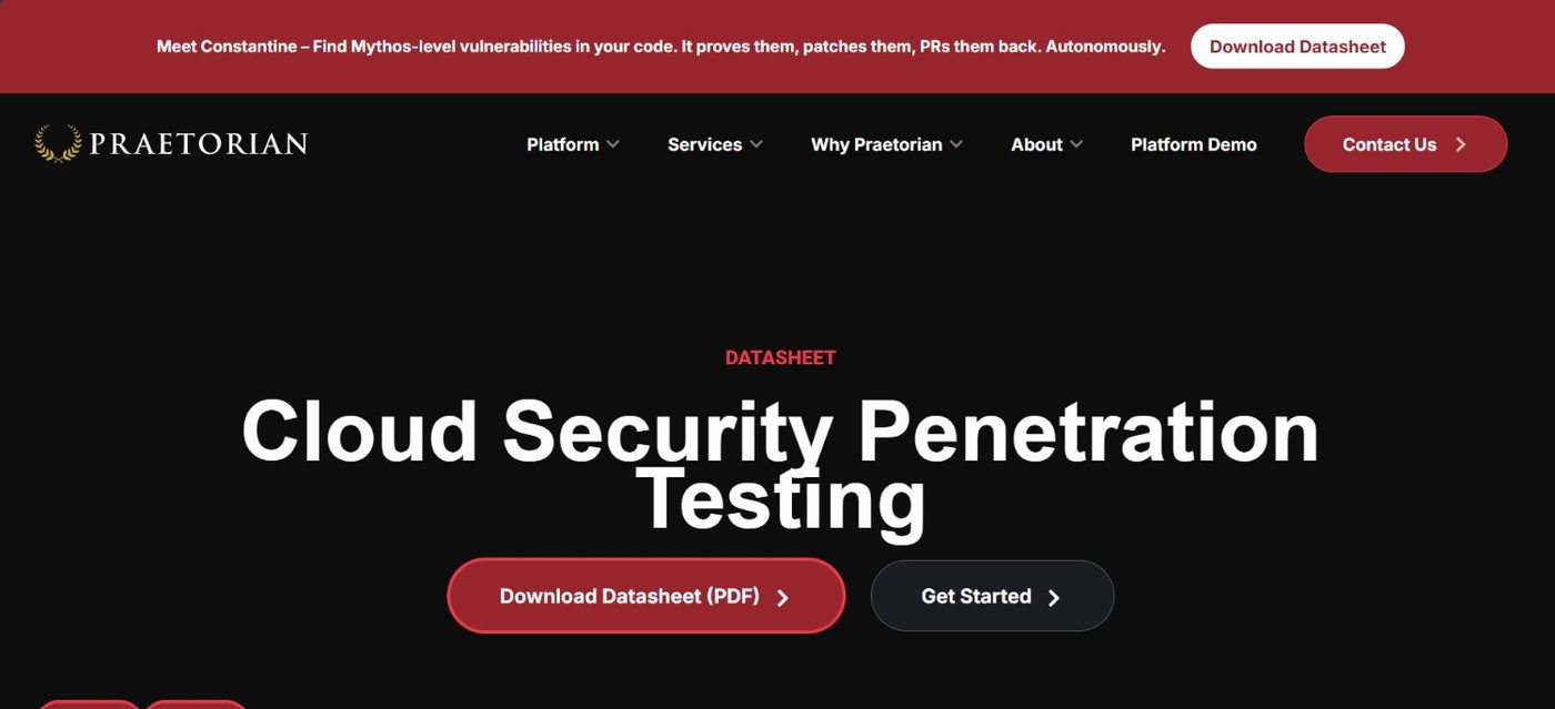 Pretorian cloud security penetration testing 