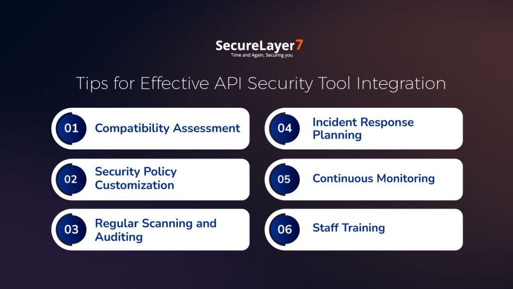 Tips for Effective API Security Tool Integration