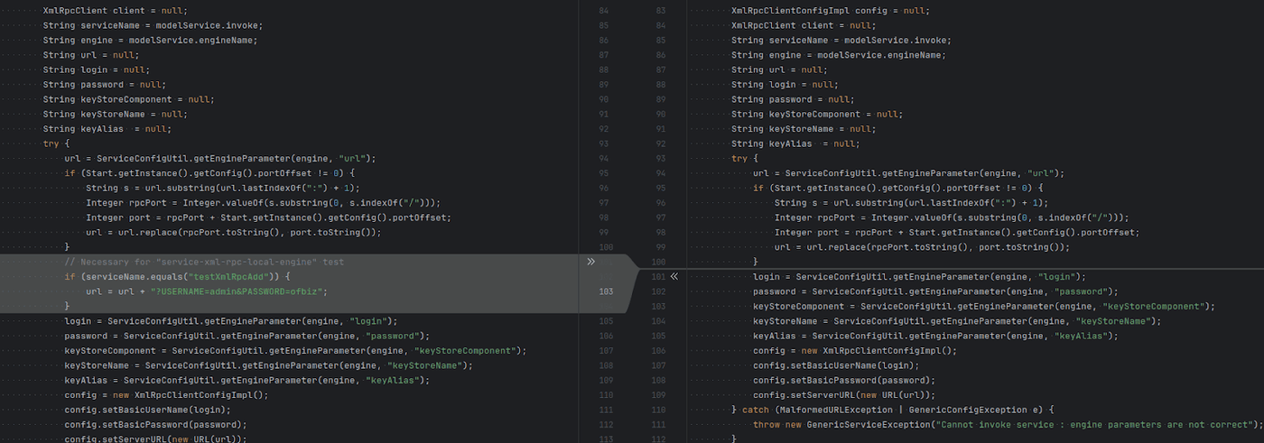 LoginWorker.java source handling username and password authentication