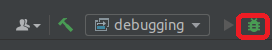 Start the debugger to connect to the application on the same host and port