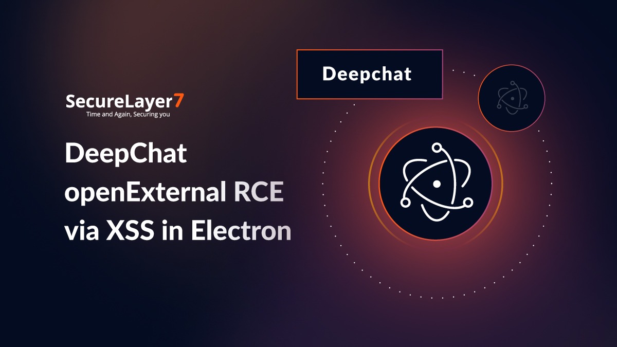 DeepChat openExternal RCE via XSS in Electron