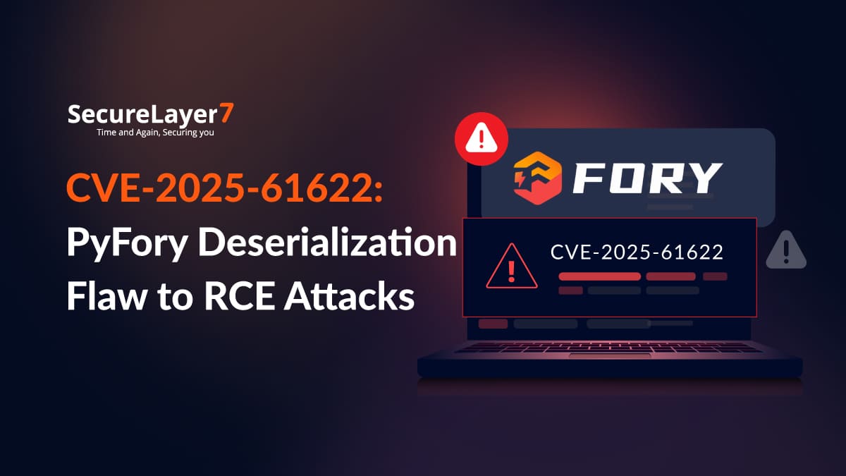 CVE-2025-61622: PyFory – Insecure Pickle Deserialization to Remote Code Execution