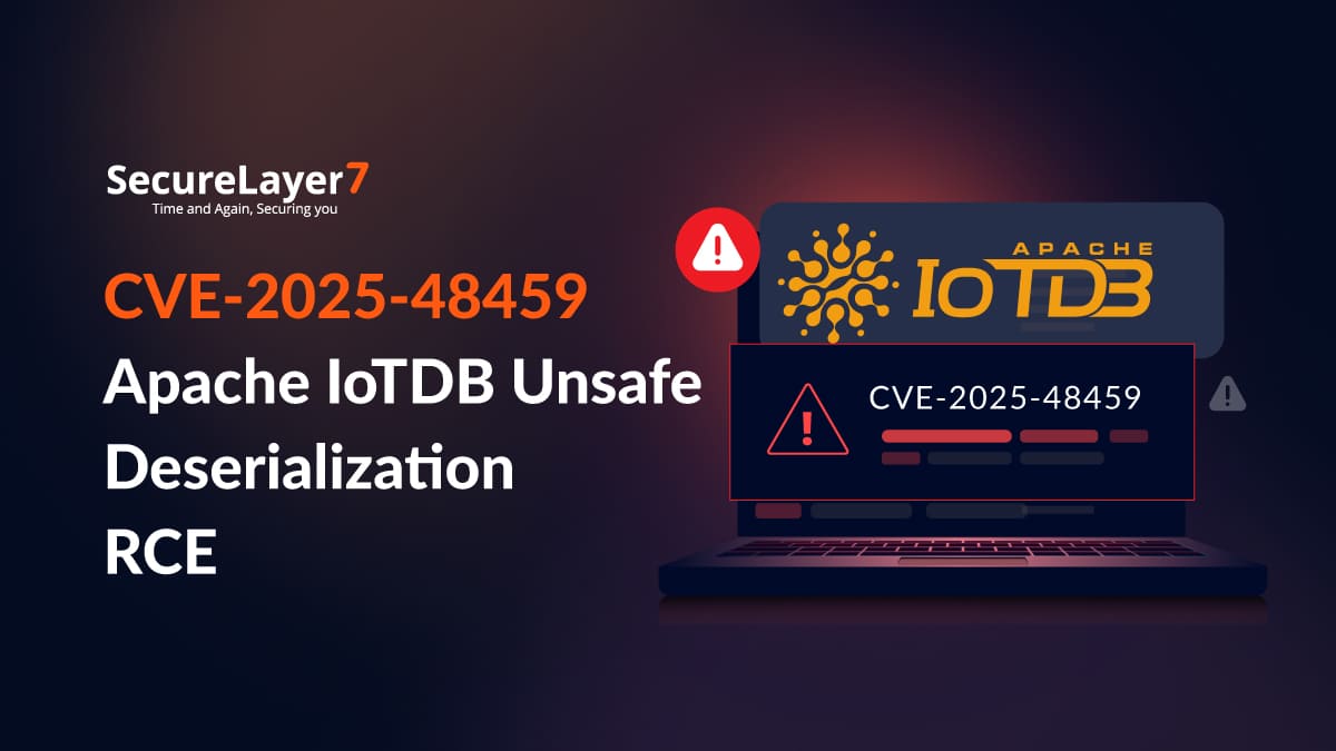 CVE-2025-48459: Apache IoTDB – Unsafe Deserialization via Class.forName() to RCE