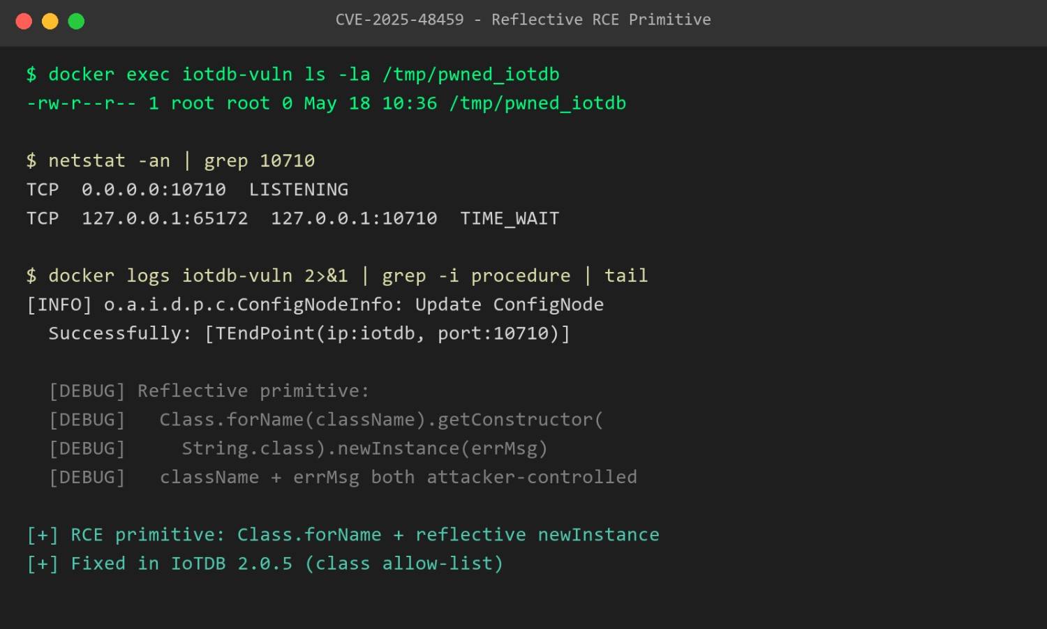reflection rce primitive cve-2025-48459