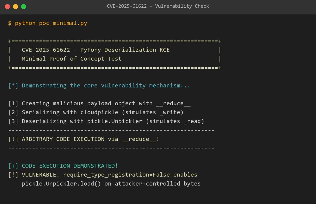 cve-2025-61622 vulnerability check