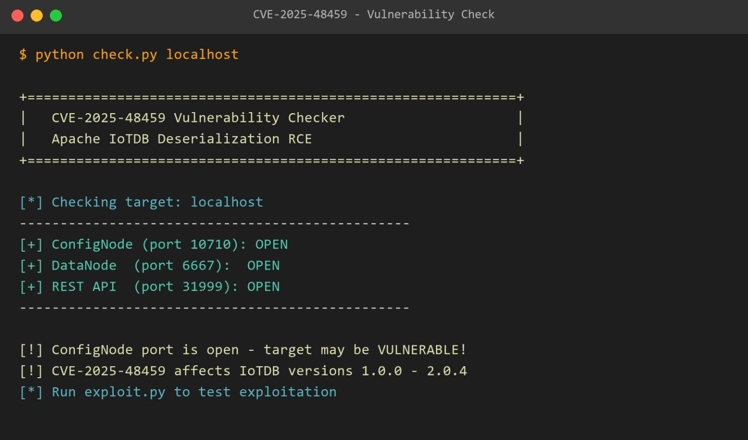 vulnerability check cve-2025-48459