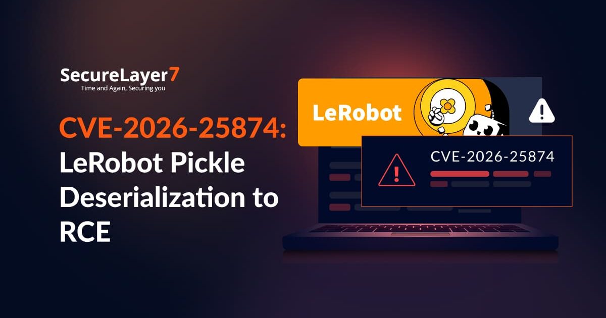 CVE-2026-25874: Hugging Face LeRobot — Unauthenticated Pickle RCE in the AsyncInference PolicyServer