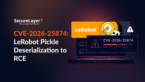 CVE-2026-25874: Hugging Face LeRobot — Unauthenticated Pickle RCE in the AsyncInference PolicyServer