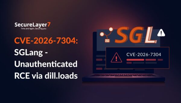 CVE-2026-7304: SGLang - Unauthenticated RCE via dill.loads