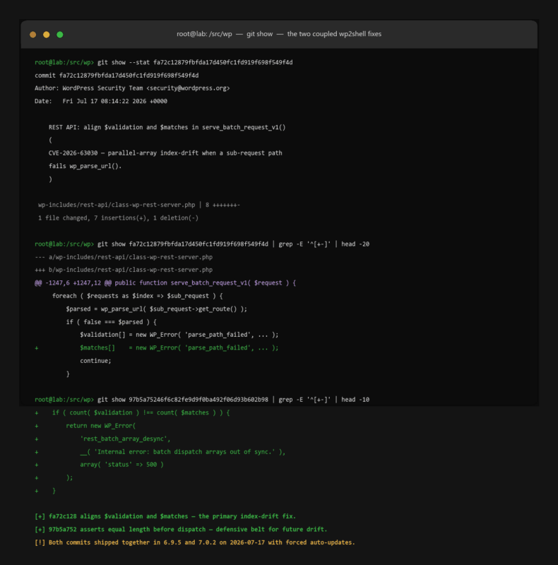Patch Diffing cve-2026-63030