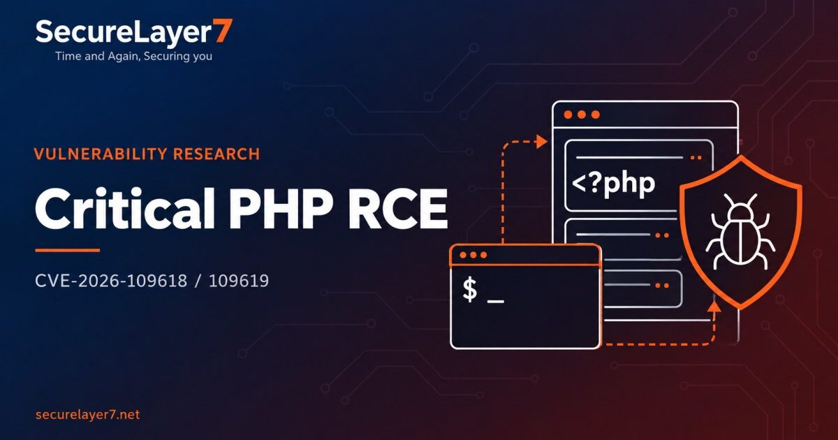 Critical PHP RCE CVE-2026-109618 and CVE-2026-109619 - SecureLayer7